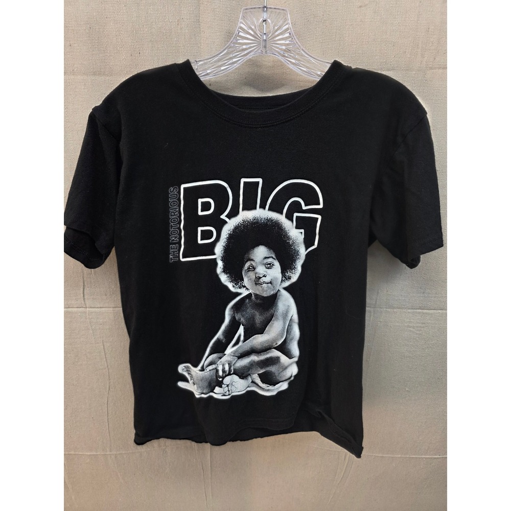 The Notorious BIG Ready to Die Baby Graphic T-Shirt Black Mens Small Hip Hop Tee